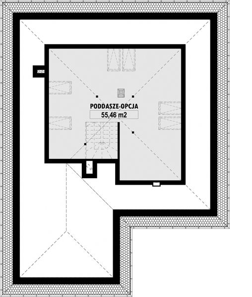 Poddasze projektu E-141