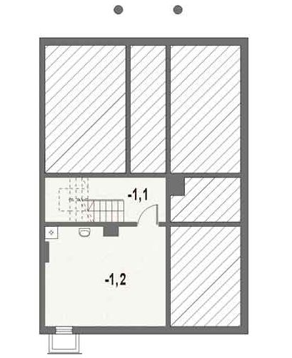 Piwnica projektu AR 168