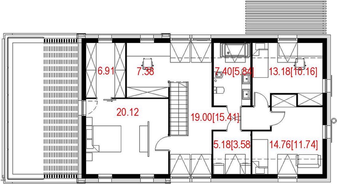 Poddasze projektu House 27