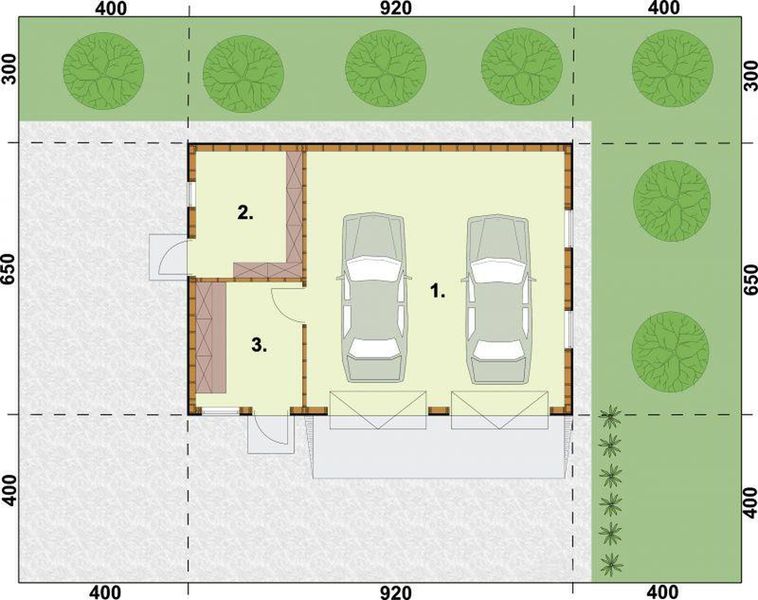 Parter projektu G84 Szkielet drewniany