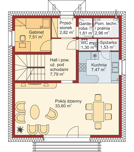 Parter projektu Domek Toskański (131 PS)
