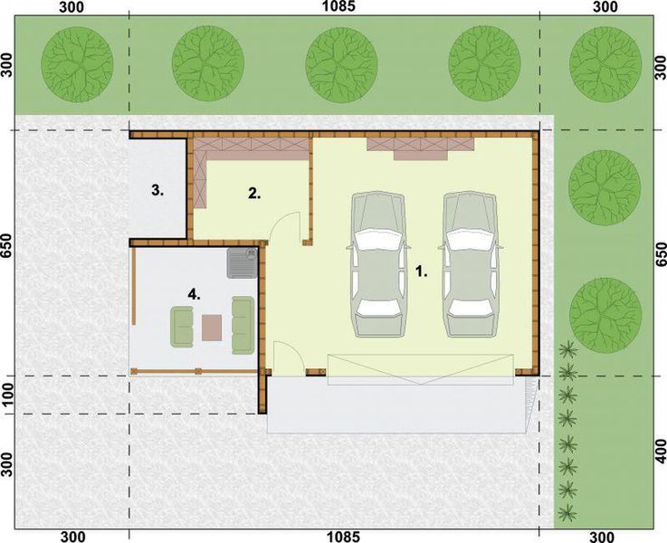 Parter projektu G40 Szkielet drewniany
