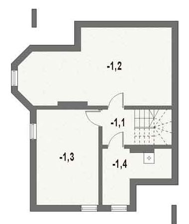 Piwnica projektu AR 116P