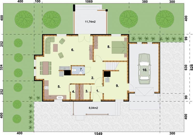Parter projektu Atlanta szkielet drewniany