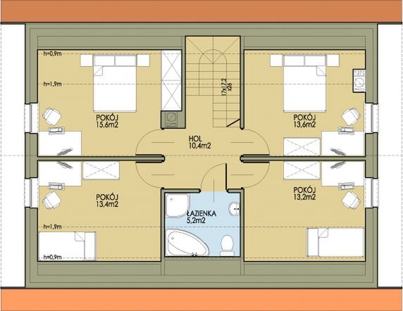 Poddasze projektu AH 065