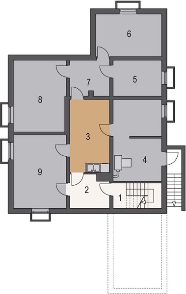 Piwnica projektu Blanka P