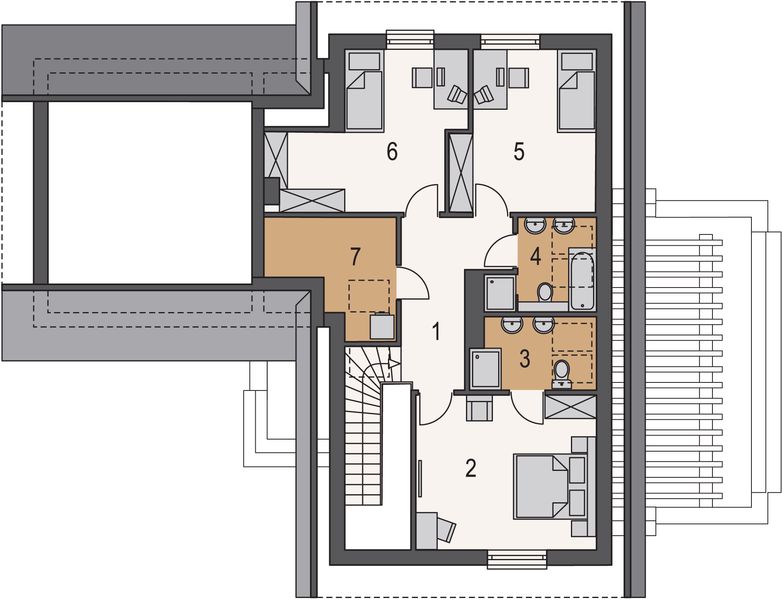Poddasze projektu Alfa II