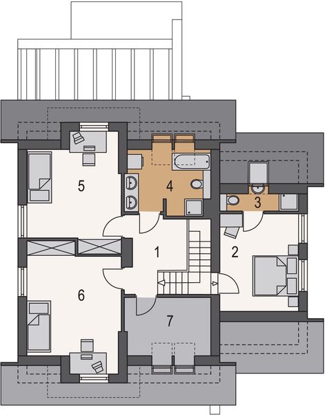 Poddasze projektu Beta I