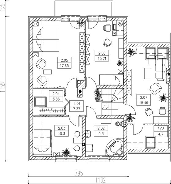 Poddasze projektu Dro