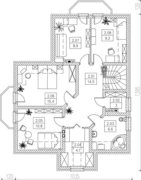 Poddasze projektu Kan