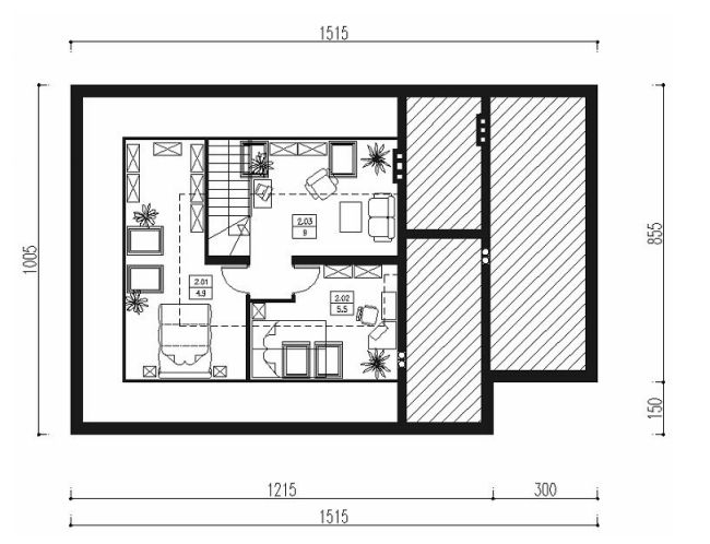 Poddasze projektu Son