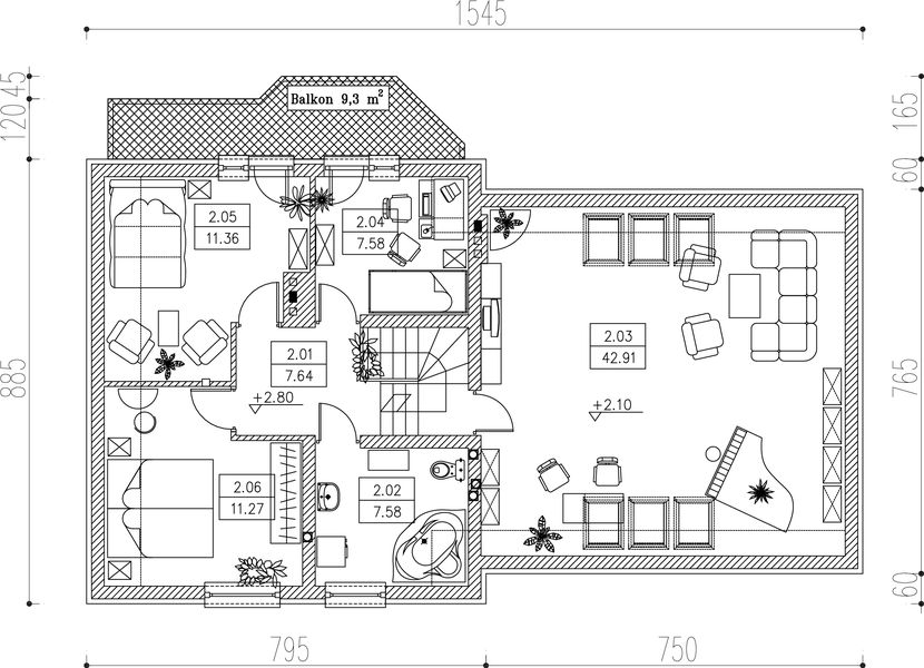 Poddasze projektu Bls