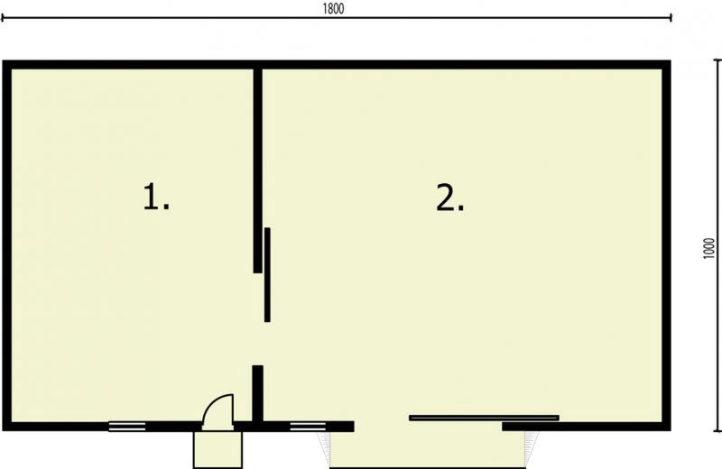 Parter projektu G240 budynek gospodarczy