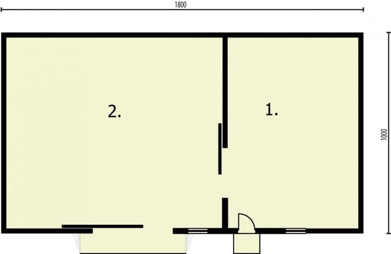 Parter projektu G242 budynek gospodarczy