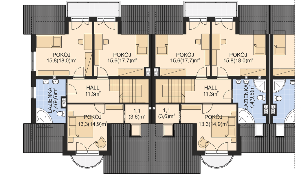 Poddasze projektu APS 158