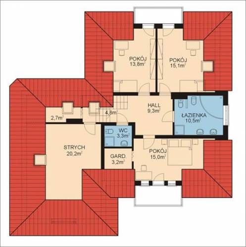 Poddasze projektu APS 041 + P