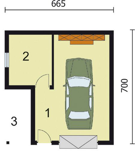Parter projektu G20 budynek gospodarczy