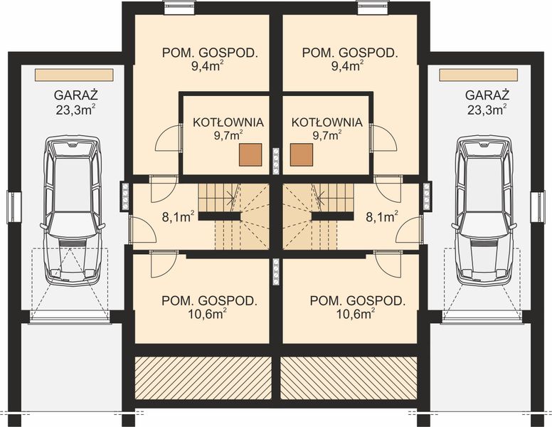 Piwnica projektu APS 122