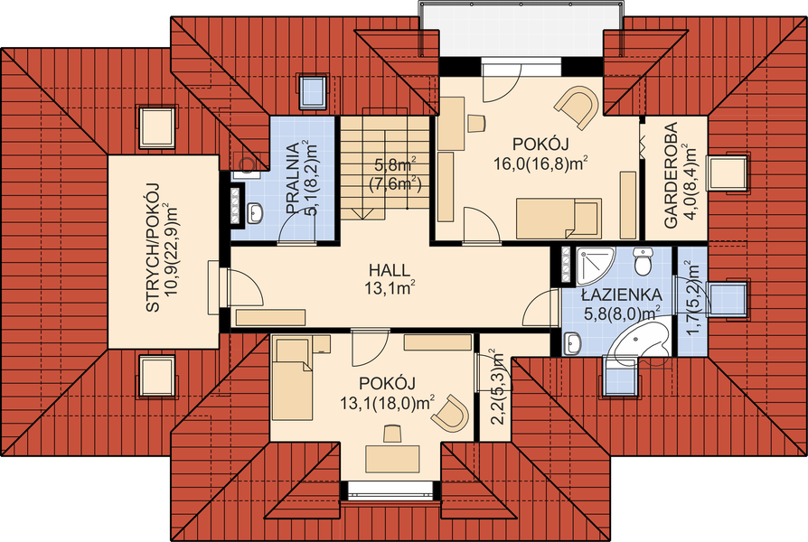 Poddasze projektu APS 156