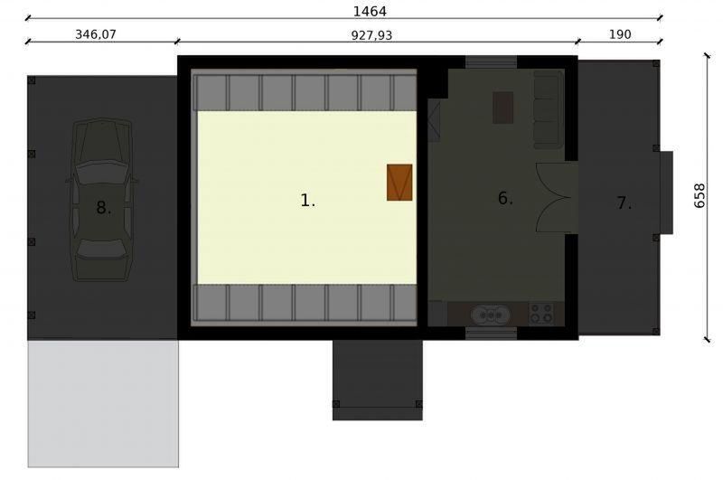 Poddasze projektu Montevideo