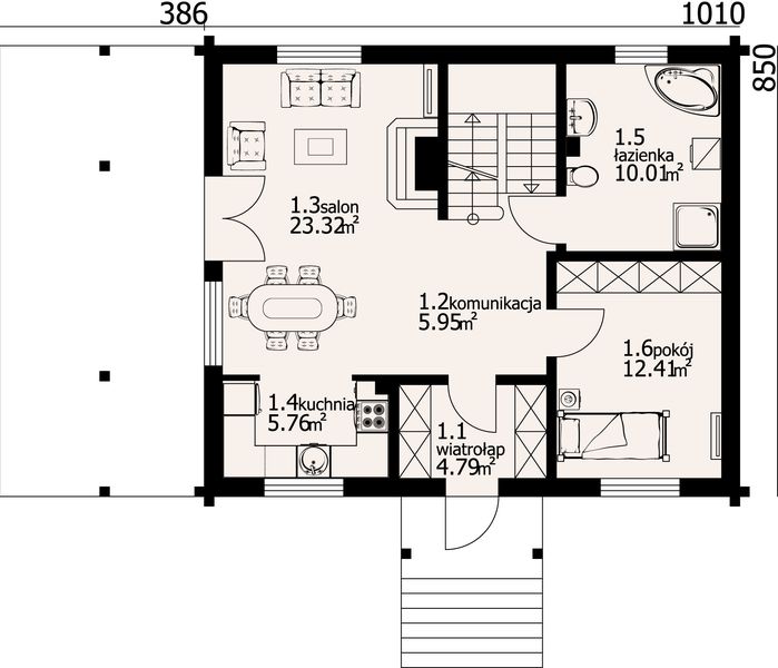 Parter projektu Milicz 9 dw