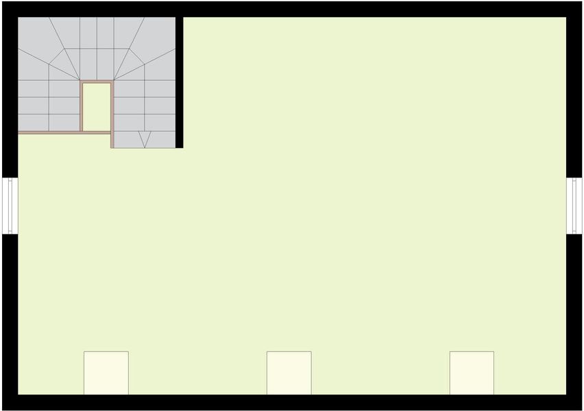 Poddasze projektu G298 garaż dwustanowiskowy z pomieszczeniem gospodarczym i poddaszem użytkowym