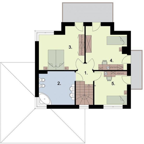 Piętro 1 projektu Brunei