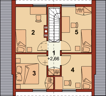 Poddasze projektu Tałty