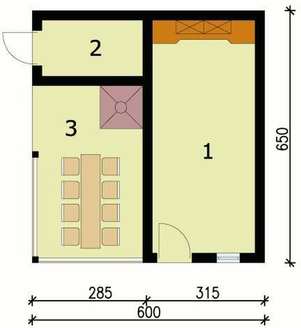 Parter projektu G45 Budynek Gospodarczy
