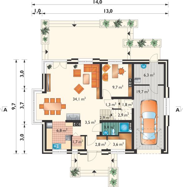 Parter projektu Axel Ceramik - murowana – ceramika
