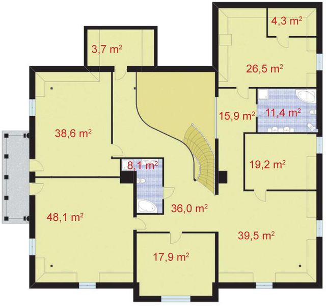 Poddasze projektu Virginia