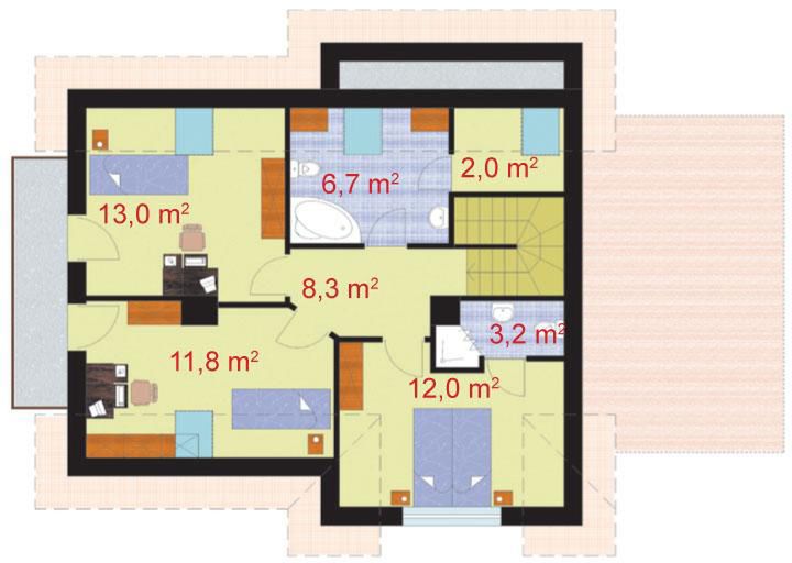 Poddasze projektu Pampeluna
