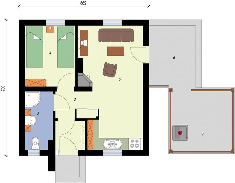 Parter projektu Estella dom letniskowy