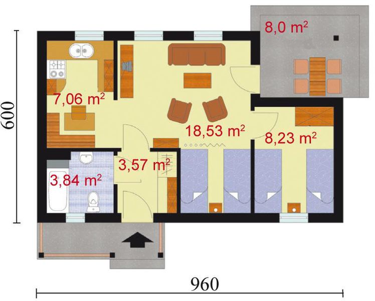 Parter projektu Florencja dom letniskowy