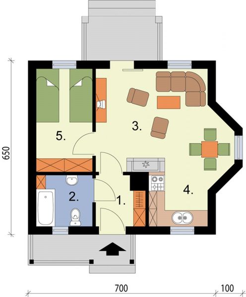 Parter projektu Limone dom letniskowy