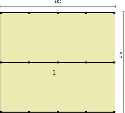 Parter projektu G259 Wiata garażowa