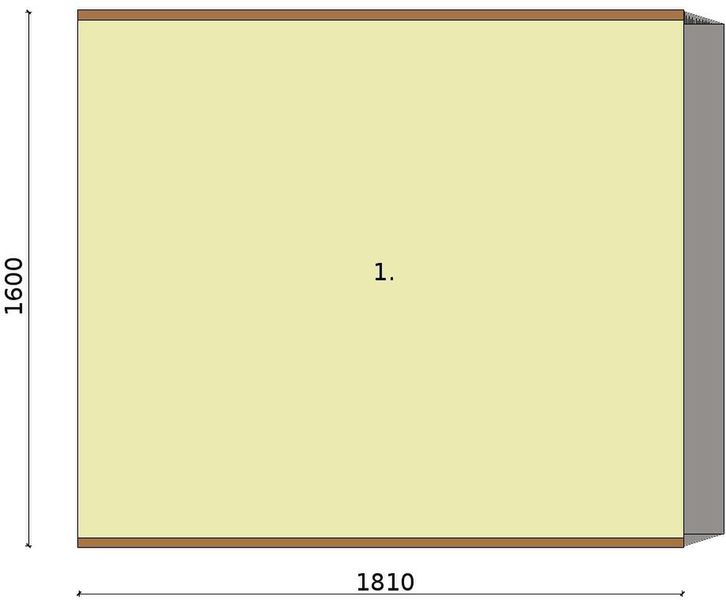 Parter projektu G263 Wiata garażowa