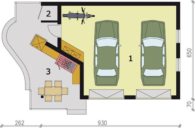 Parter projektu G187 projekt z wędzarnią