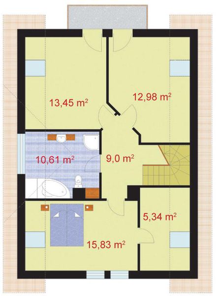Poddasze projektu Santa Susana