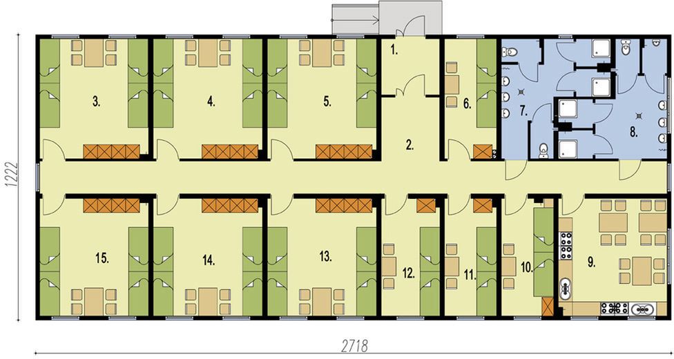 Parter projektu BSC1 budynek socjalny