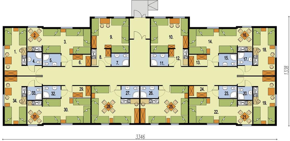 Parter projektu BSC2 budynek socjalny
