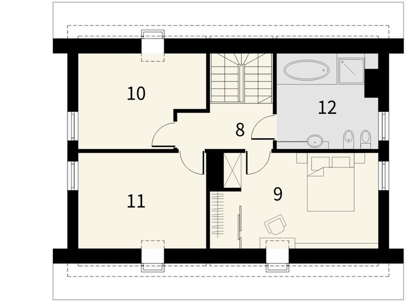 Poddasze projektu Esens