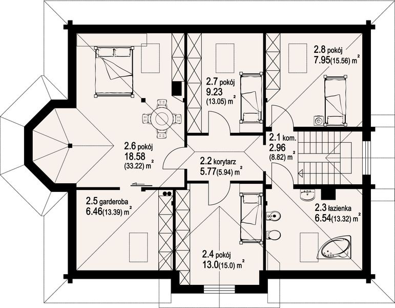 Poddasze projektu Zagórze