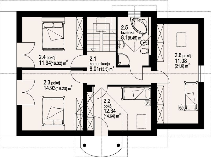 Poddasze projektu Osina 7