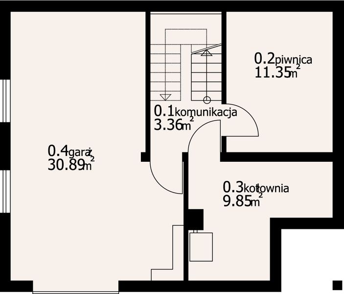 Piwnica projektu Bartne dw 5