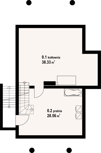 Piwnica projektu Rytowo dw19