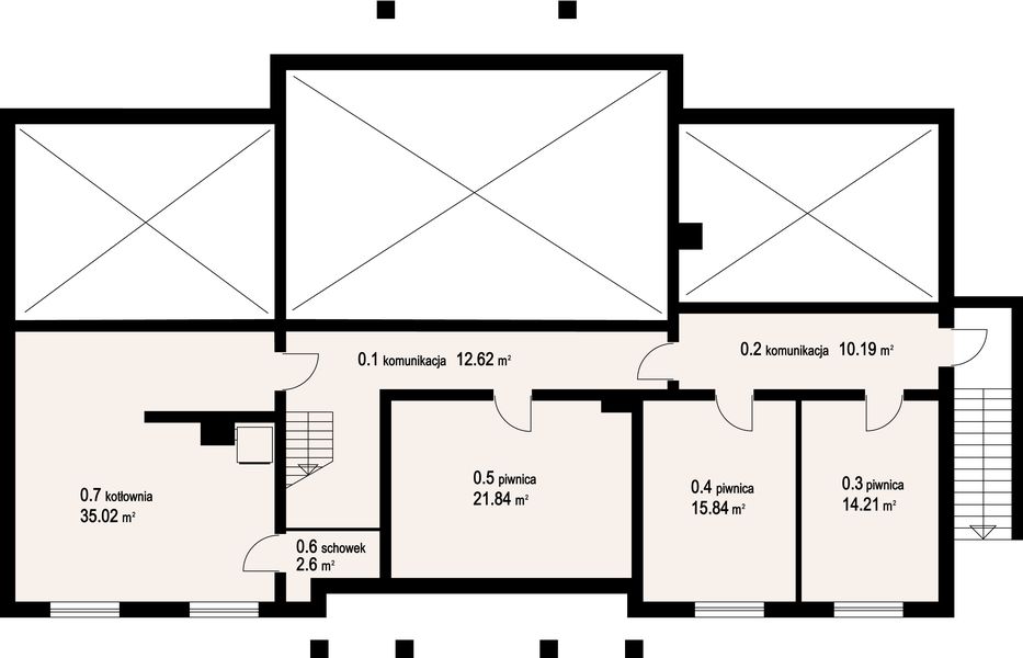 Piwnica projektu Gdów nowy 9