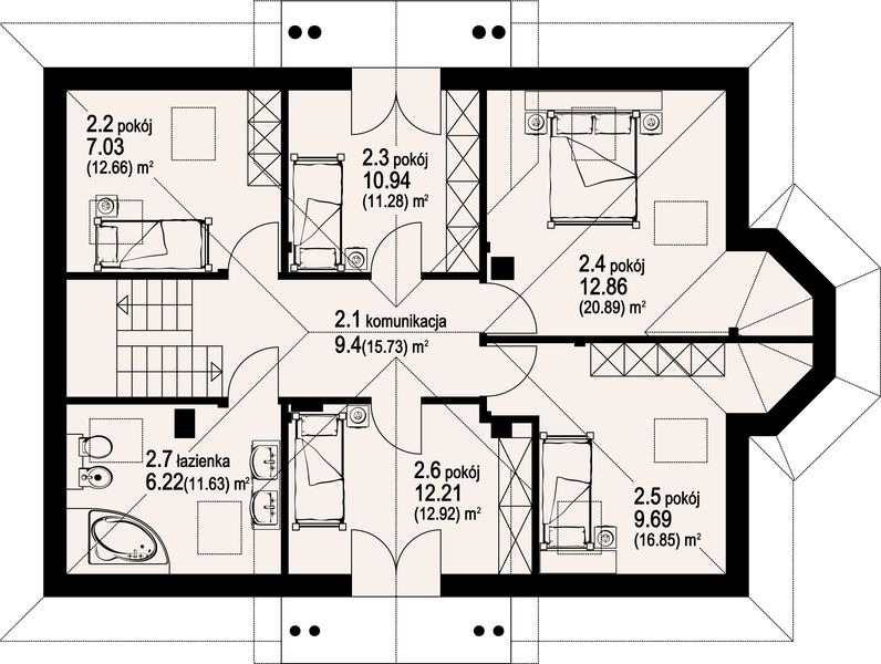 Poddasze projektu Annopol