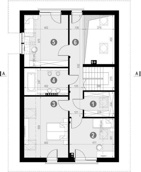 Poddasze projektu HomeKoncept-25