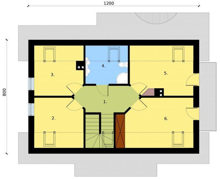 Poddasze projektu Miranda 2